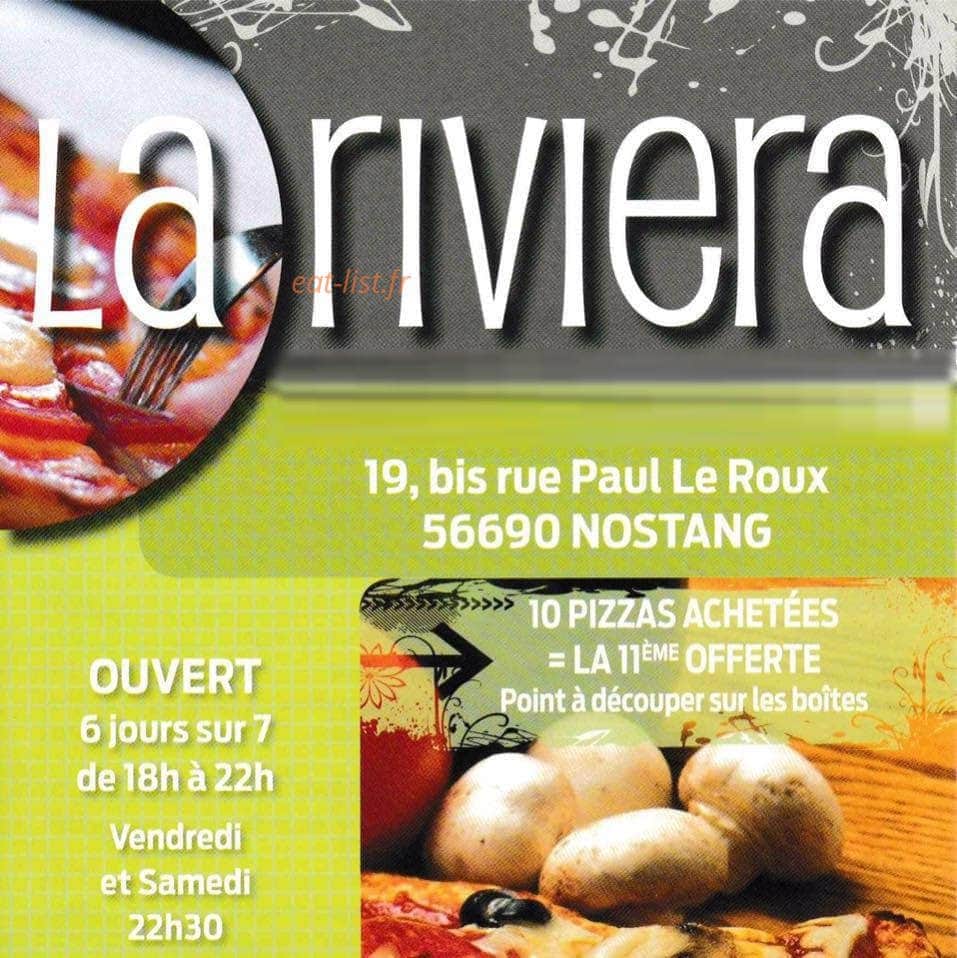 La Riviera — carte page 1