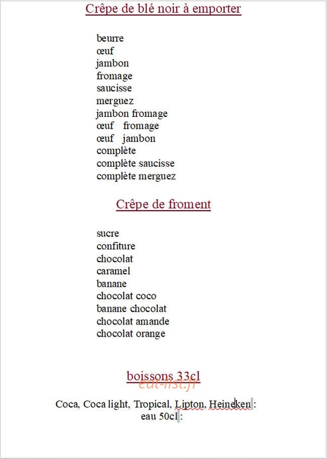 La Bergerie — carte page 2