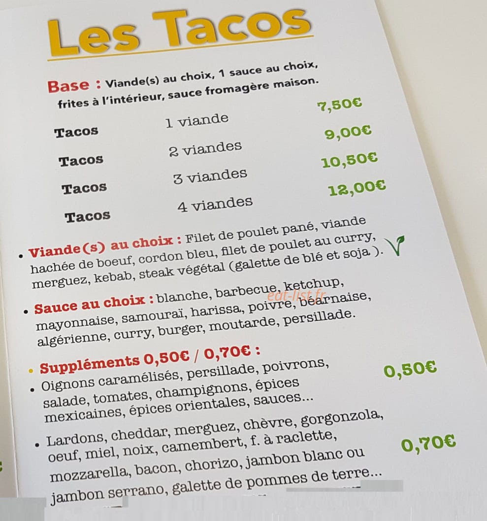 La Madone — carte page 2