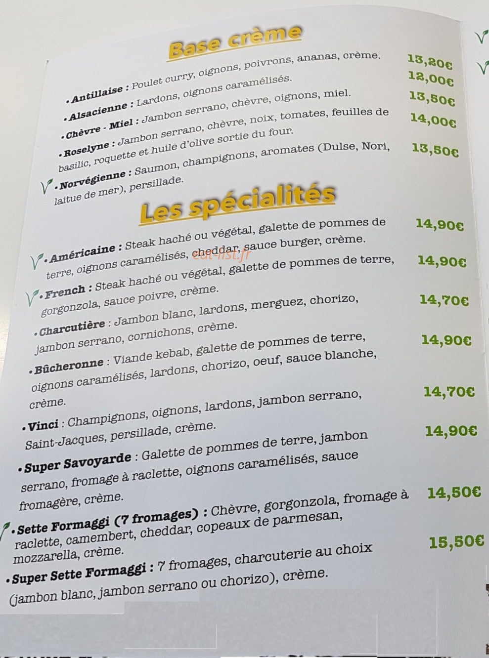 La Madone — carte page 4
