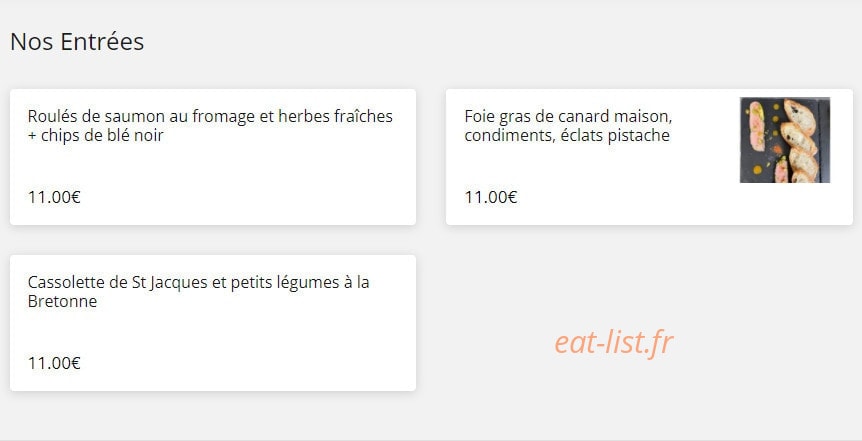 Le Vieux Logis — carte page 6