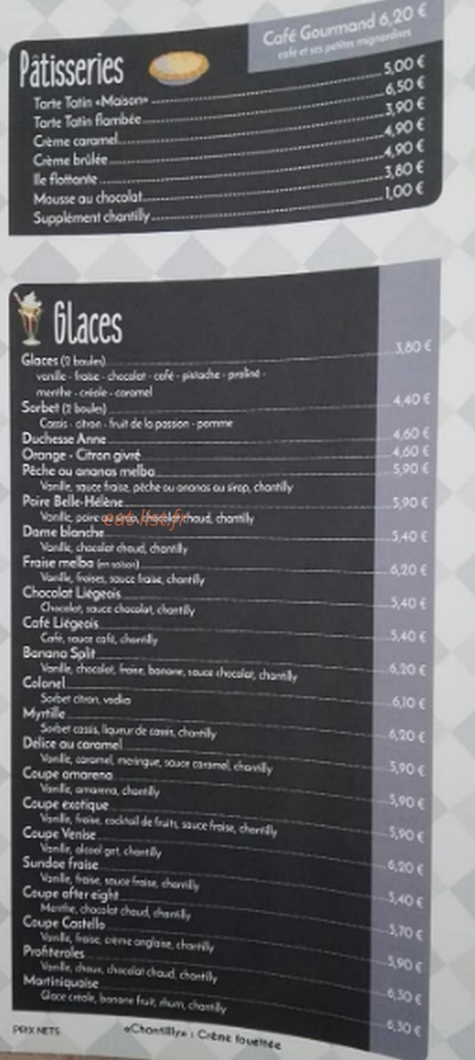 Pizzeria Del Castello — carte page 2