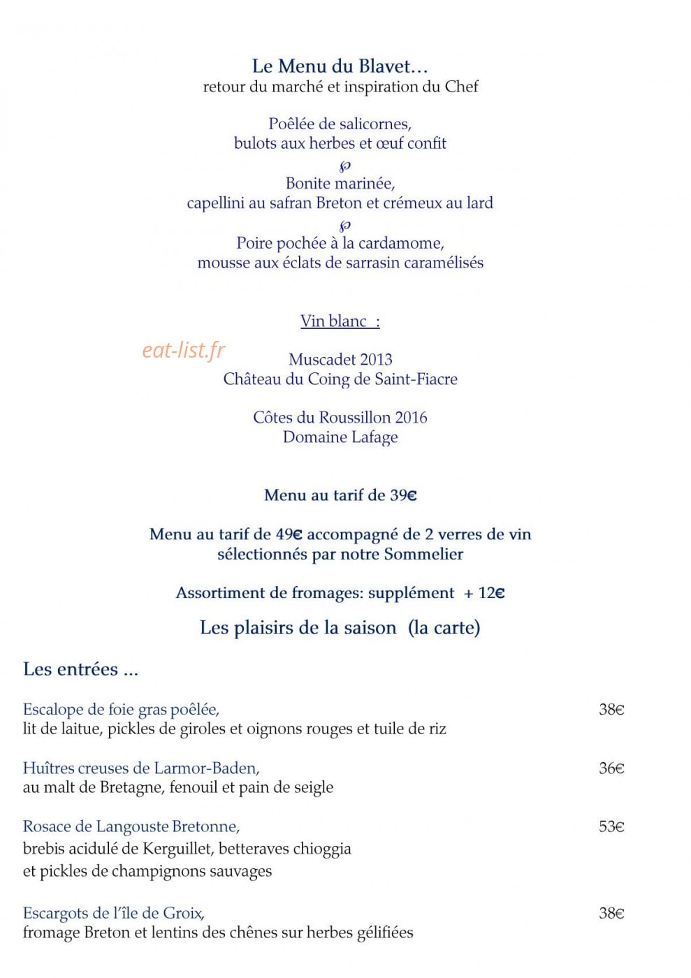 Chateau de Locguenole — carte page 2