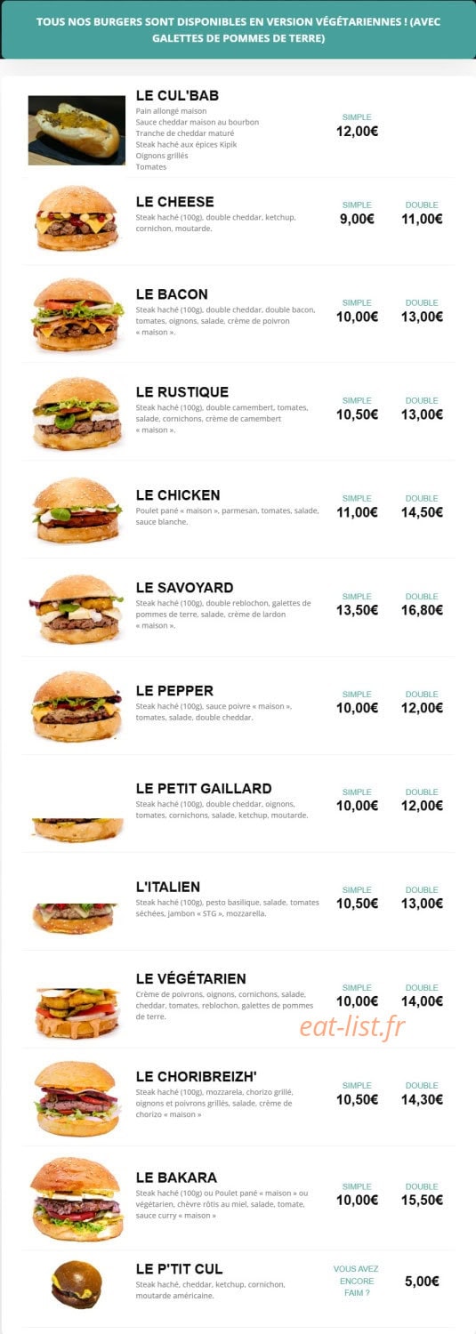Les culsalés — carte page 1