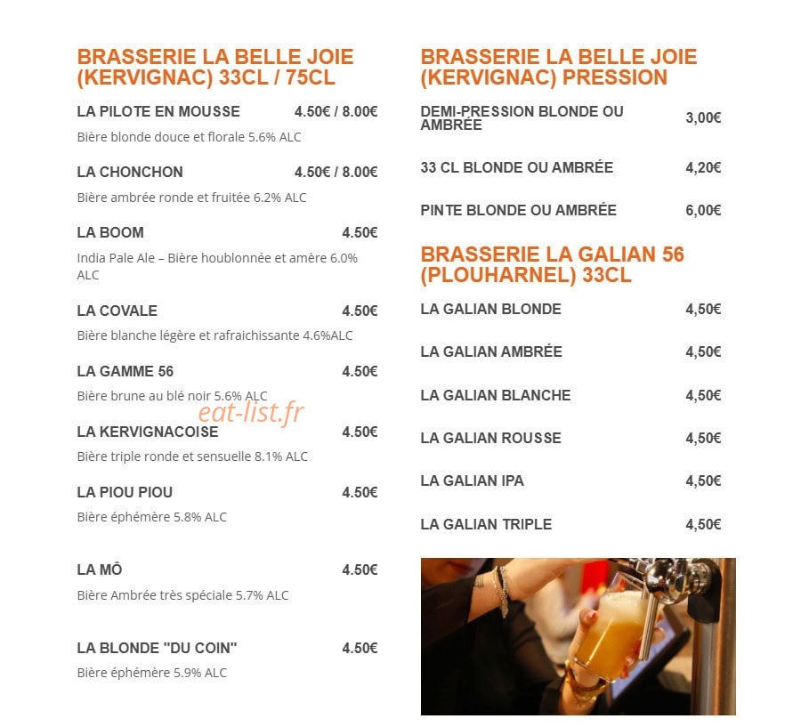 Les culsalés — carte page 7