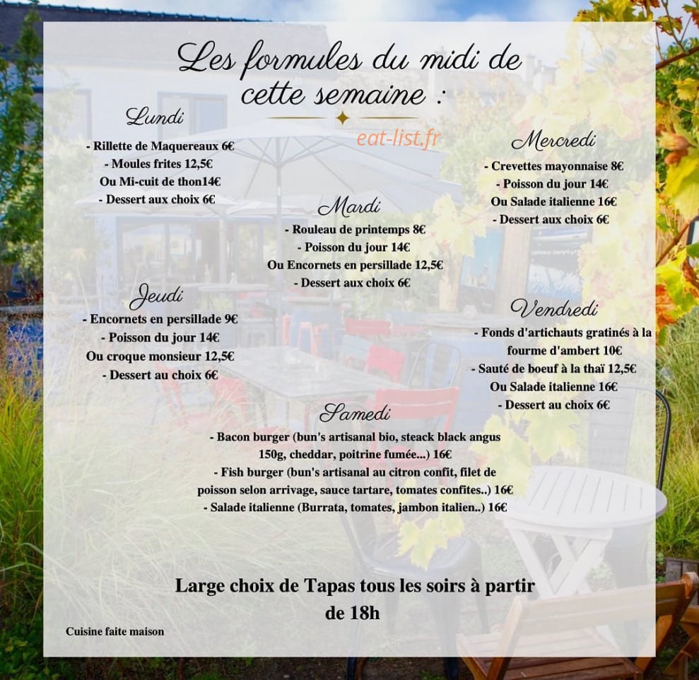 Cave de Rhuys — carte page 1