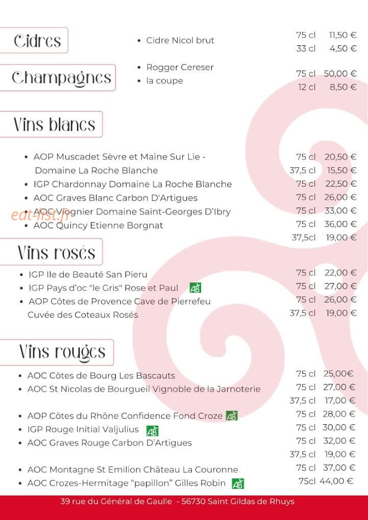 Le Casier — carte page 6