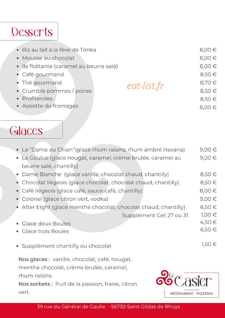 Le Casier — carte page 4