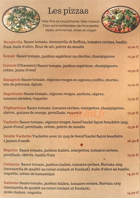 La Co'Lok — carte page 2