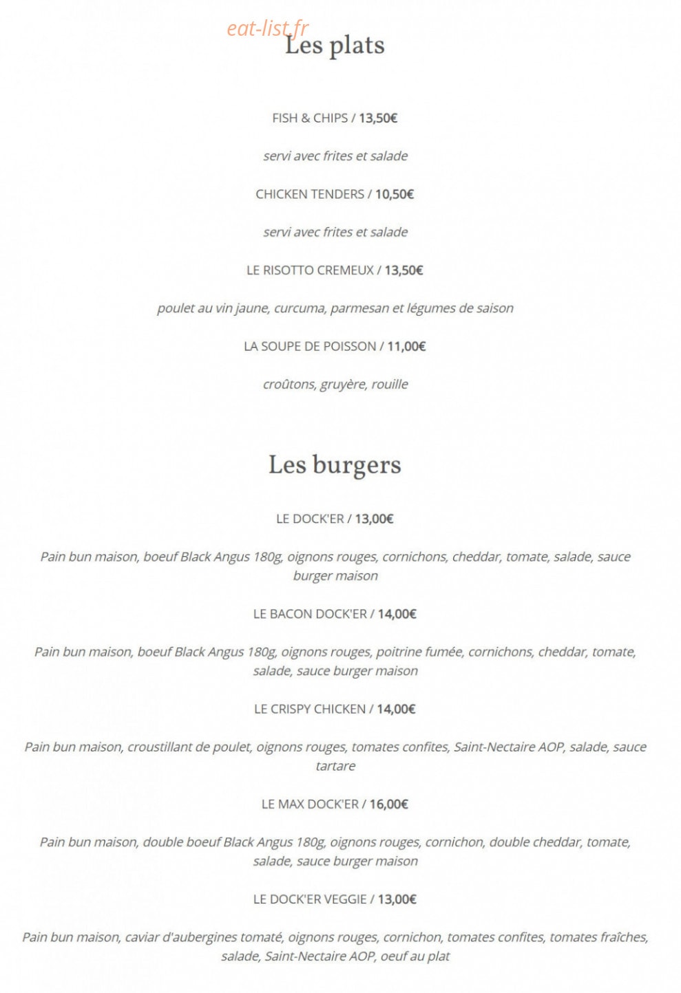 Le Dock'Er — carte page 4