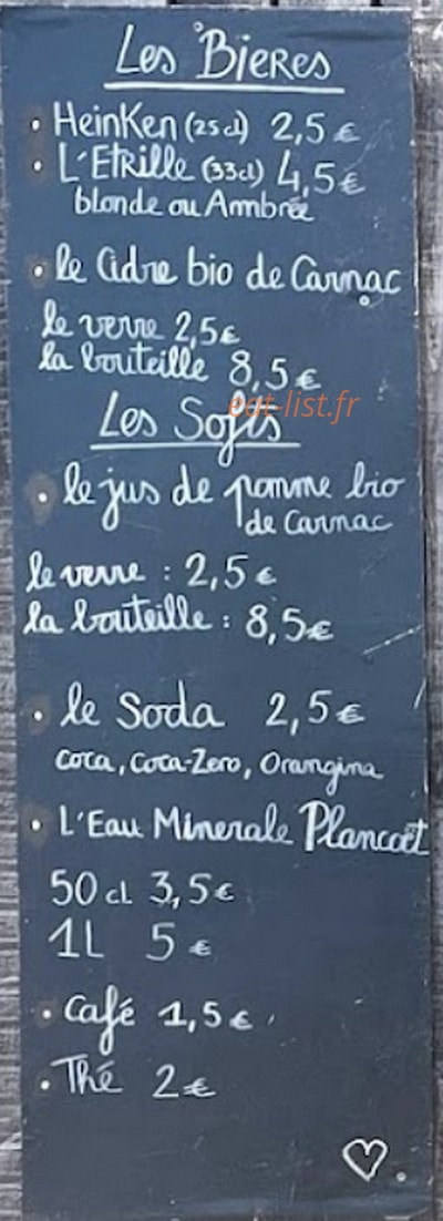 Les huîtres d'Evariste — carte page 3