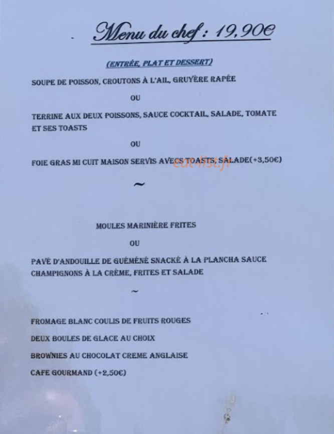 Le Campus Café — carte page 2