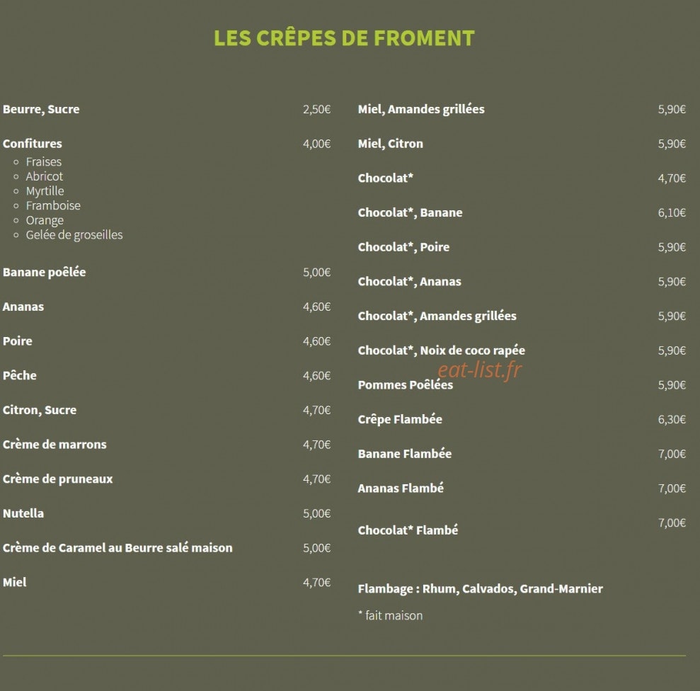 Le Puits Carré — carte page 3
