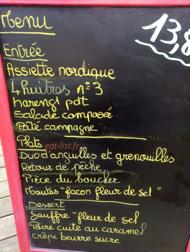 Fleur de Sel — carte page 1