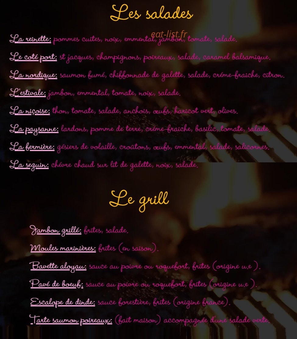 La Régal'ette — carte page 5