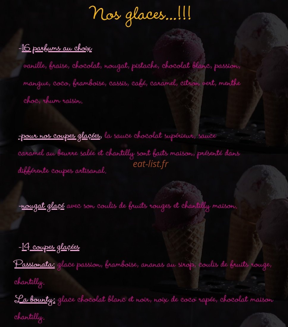 La Régal'ette — carte page 6