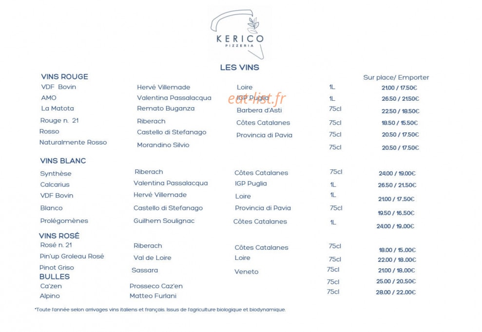 Kerico — carte page 2