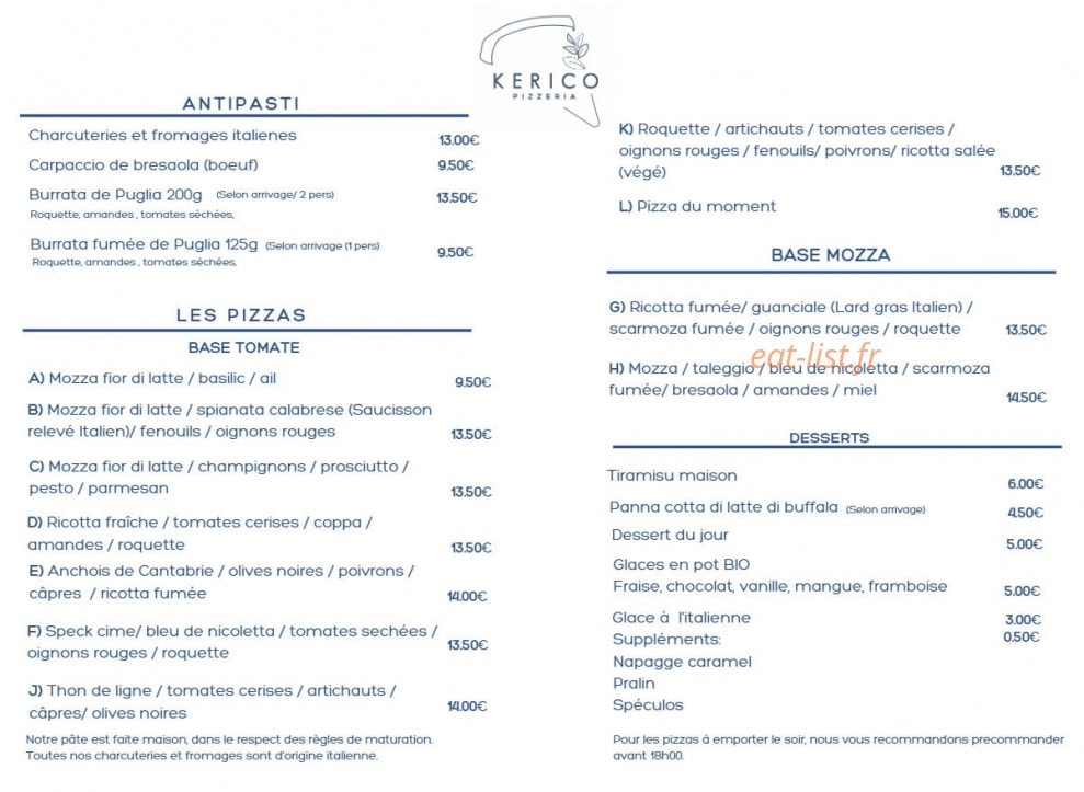 Kerico — carte page 3