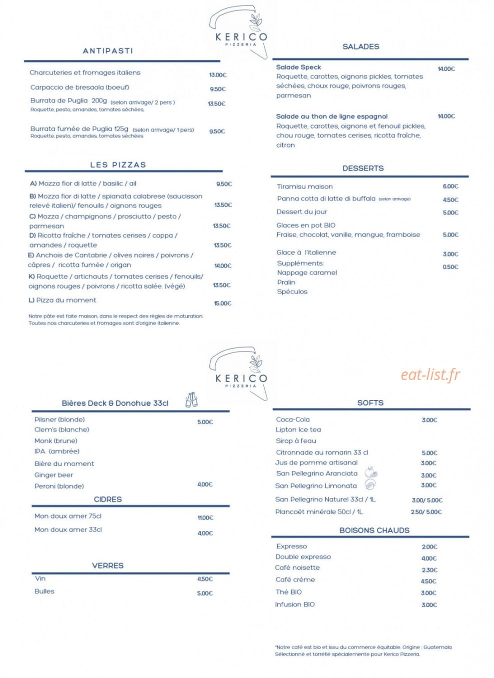 Kerico — carte page 1