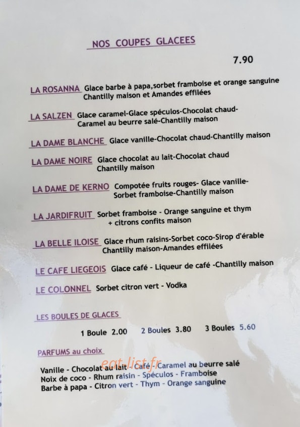 Lonely Galettes — carte page 2