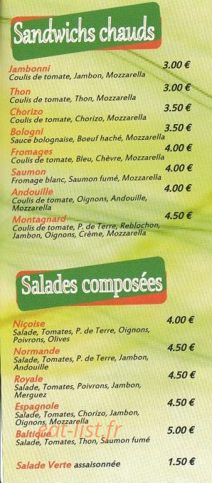Marco Pizza — carte page 5