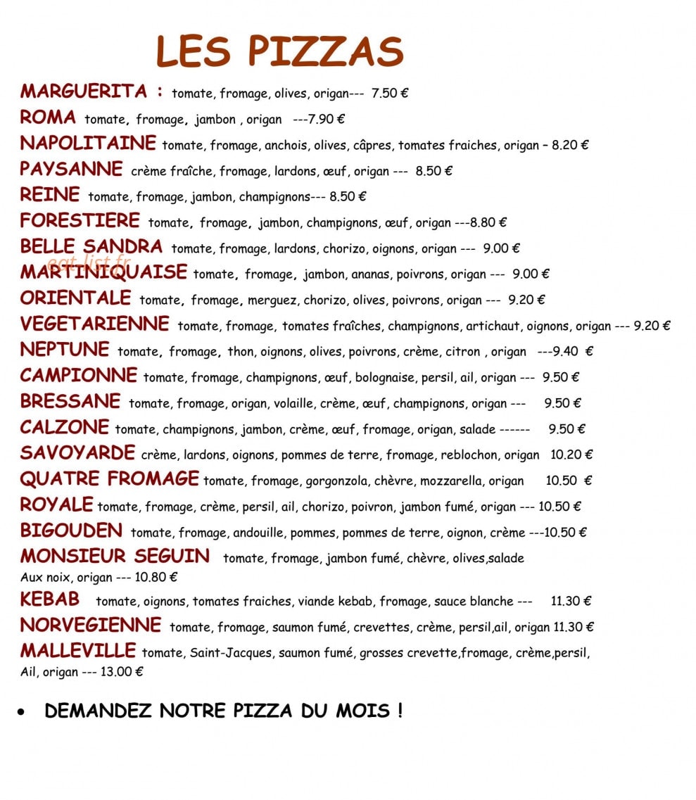 Le Malleville — carte page 1