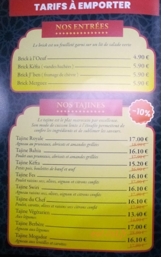 Le Riad — carte page 1