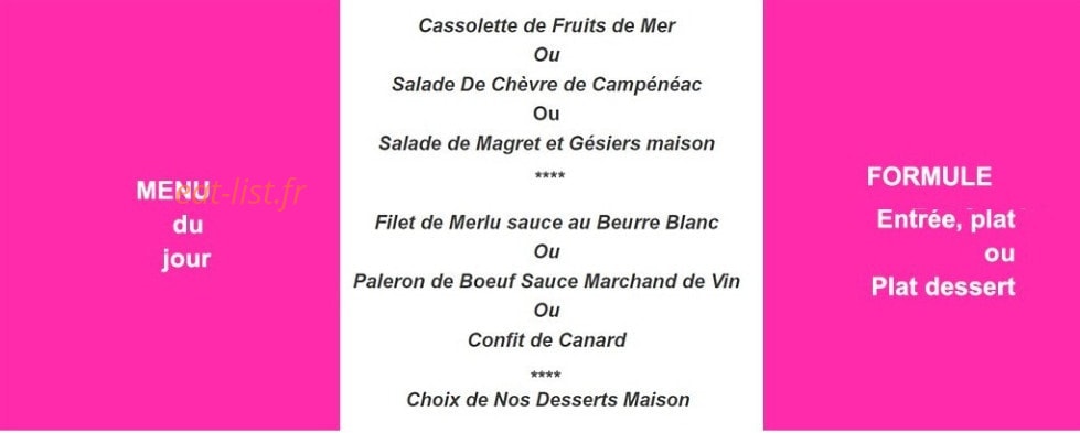 Le Saint-Marc — carte page 2