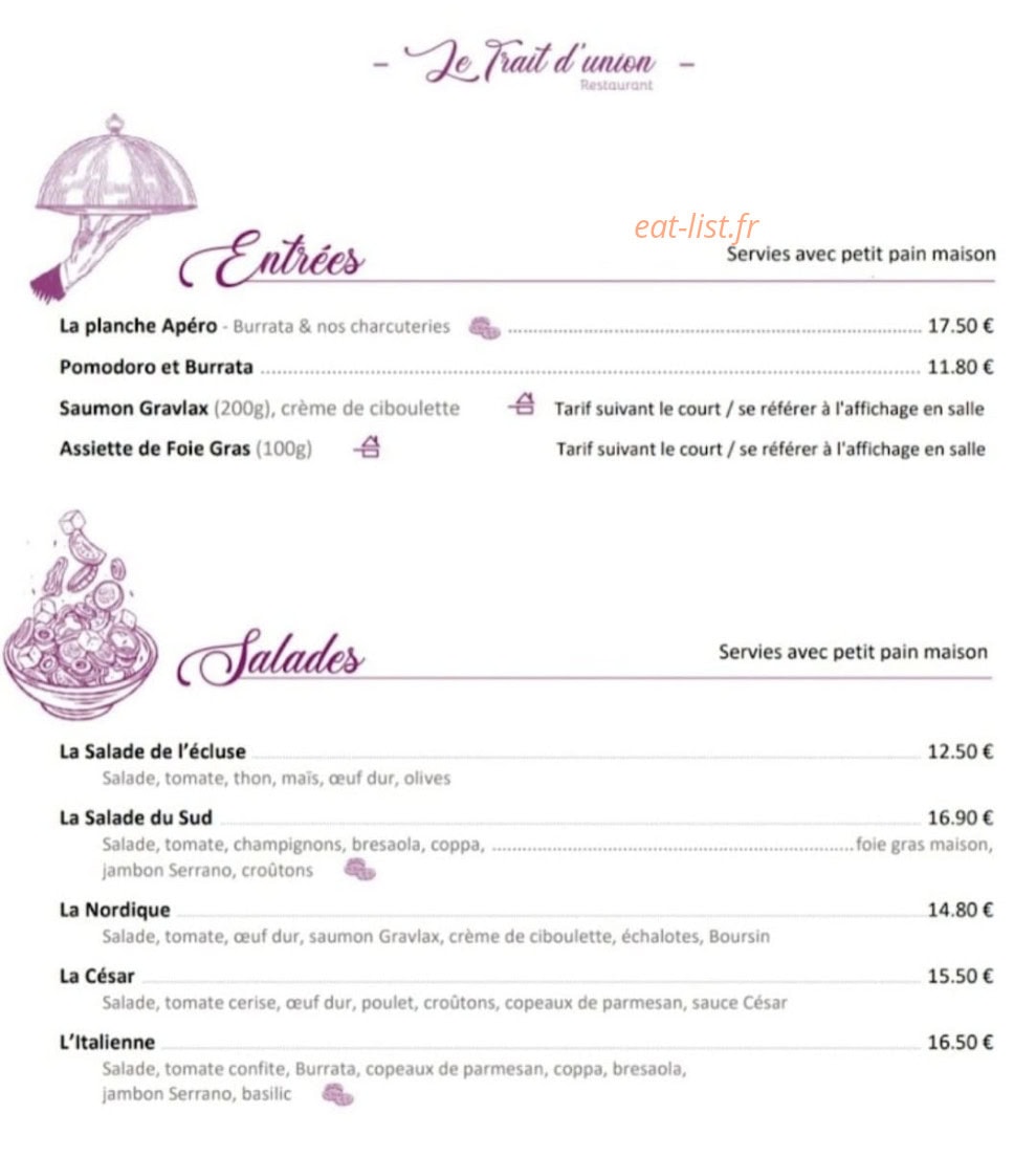 Le trait d'union — carte page 3