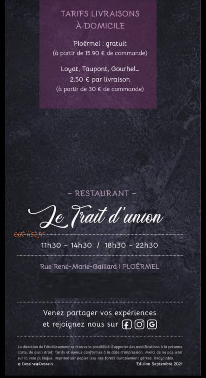 Le trait d'union — carte page 5