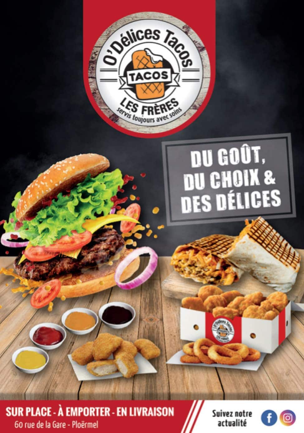 O'Délices Tacos — carte page 1