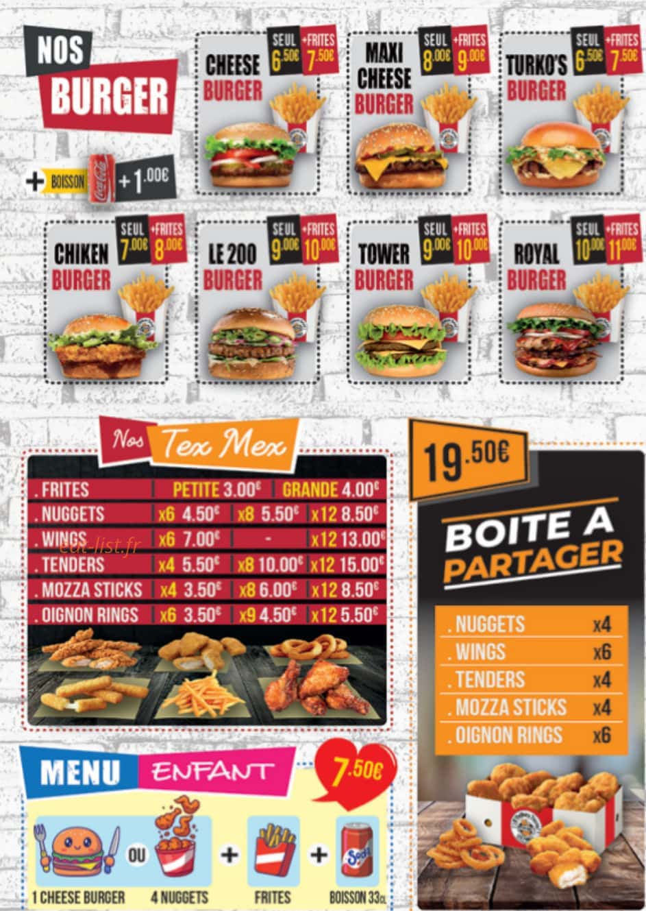 O'Délices Tacos — carte page 3