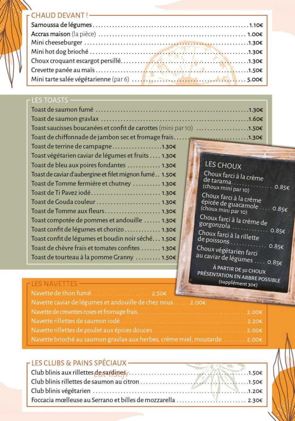 Terre Des Sens — carte page 2