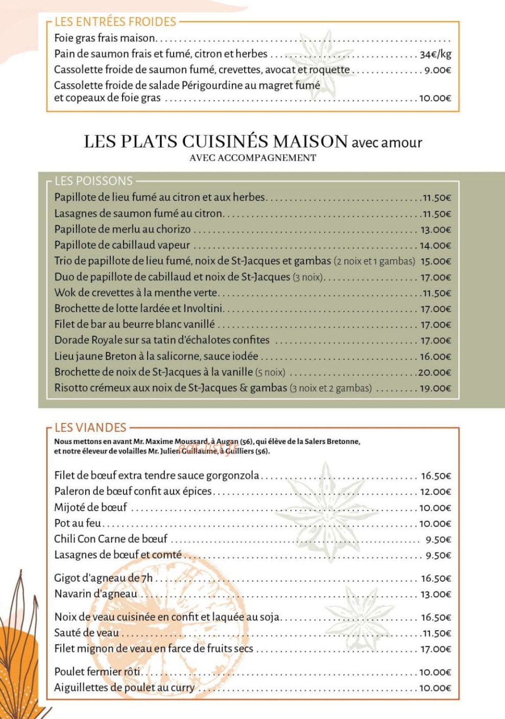 Terre Des Sens — carte page 4