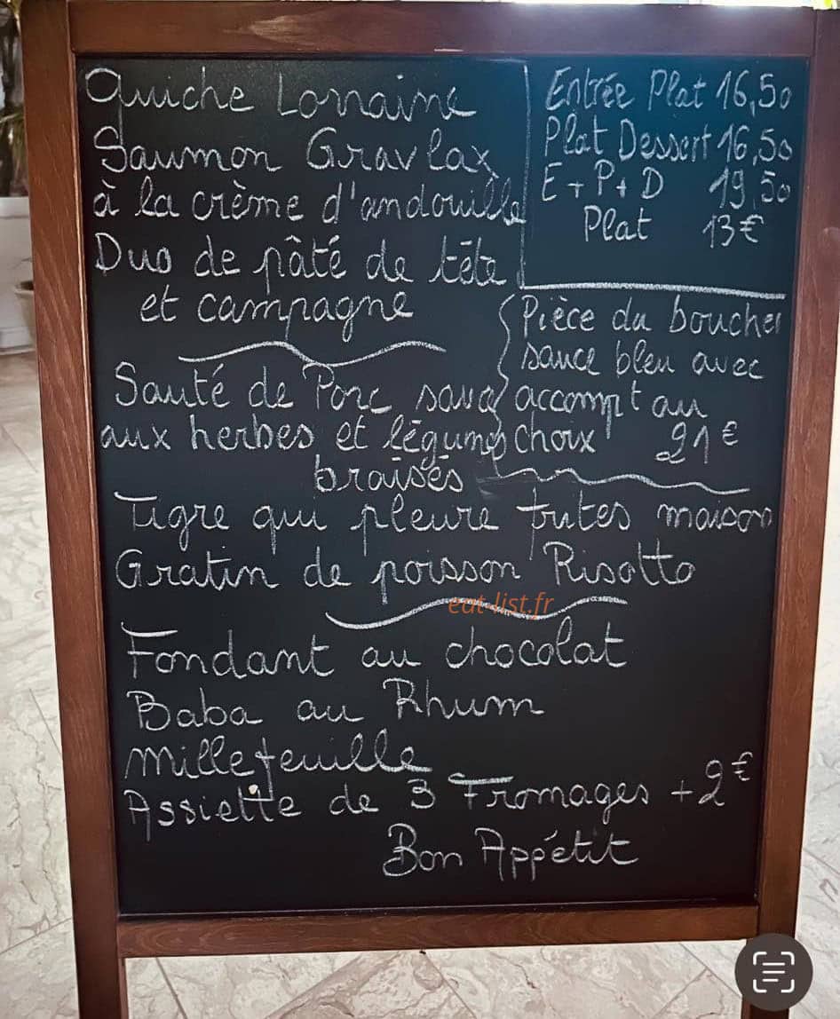 Chez Mémé — carte page 1