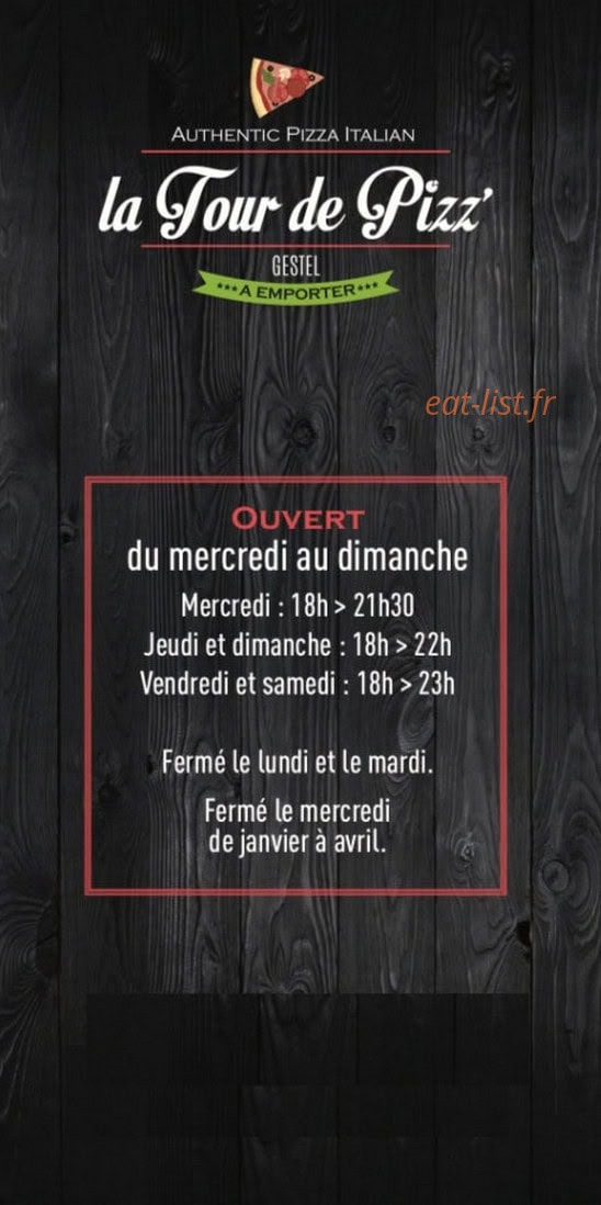 La tour de pizz' — carte page 3