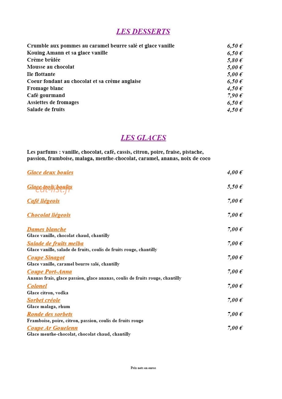 Ar Gouelenn — carte page 4