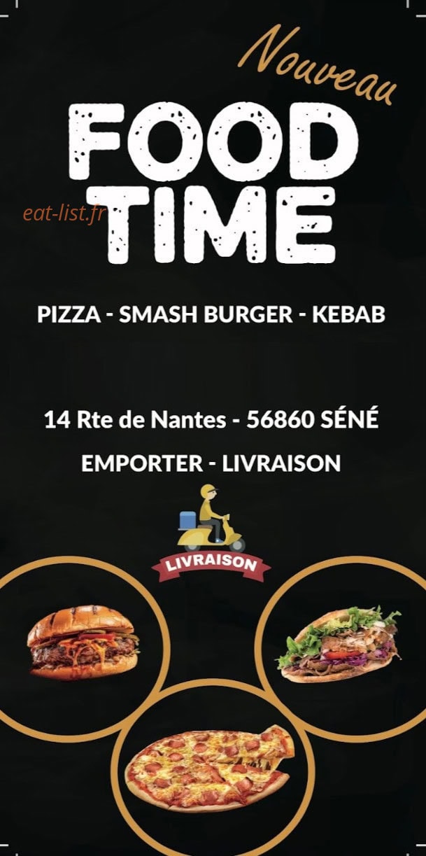 Food Time — carte page 1