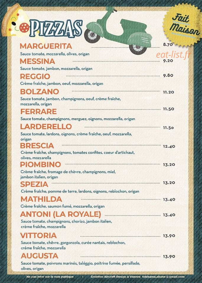 Le Clos Mathilda — carte page 2