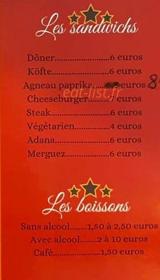 Prestige Döner — carte page 3