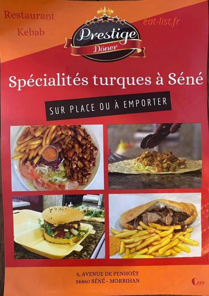Prestige Döner — carte page 1