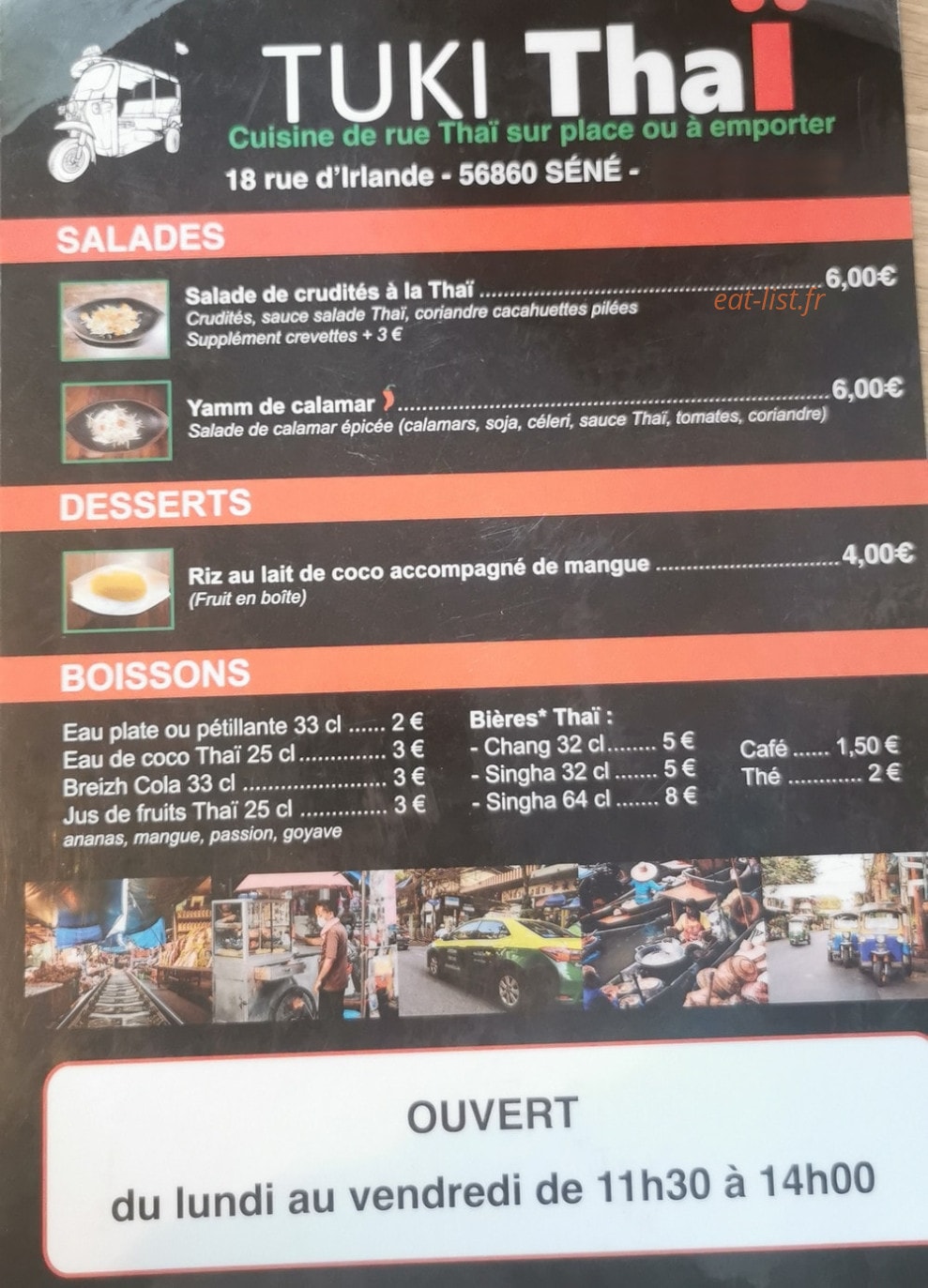 Tuki Thai — carte page 2