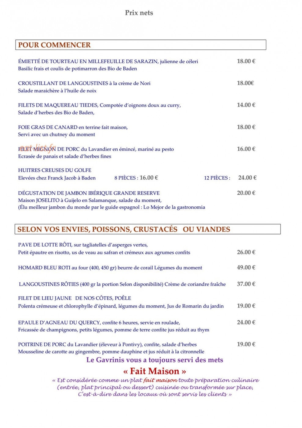 Le gavrinis — carte page 5