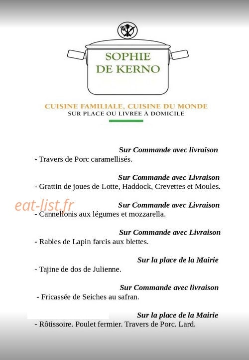 Sophie de Kerno — carte page 1