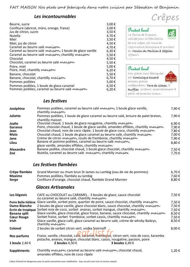 La Voile Blanche — carte page 3