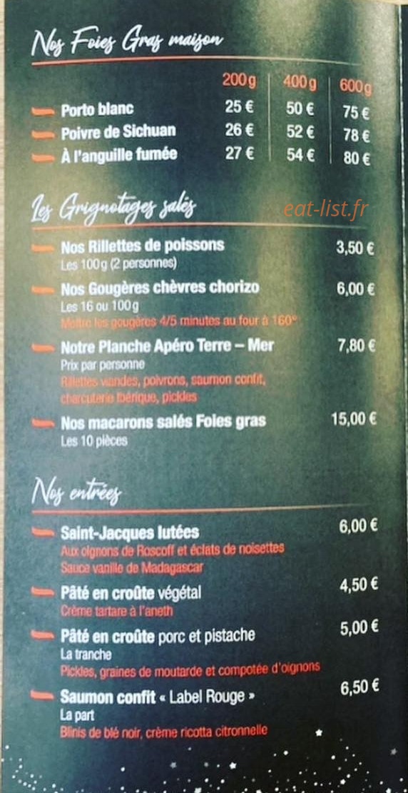 On se met à table — carte page 1