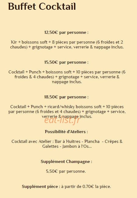 Saveurs & bonheur — carte page 2