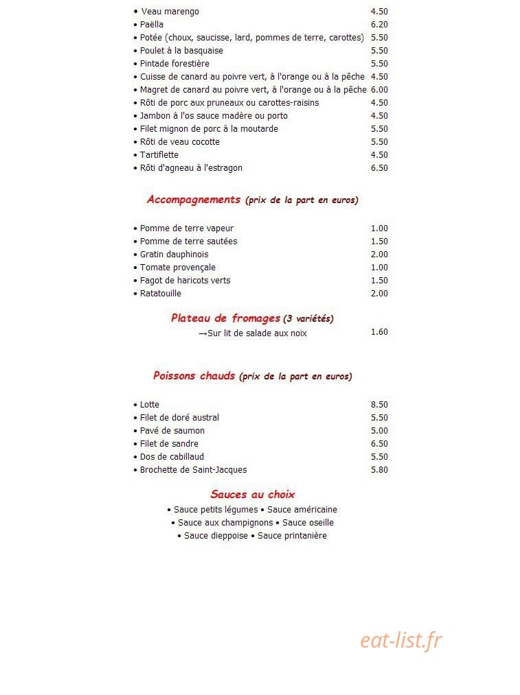 Boucherie Richard — carte page 3