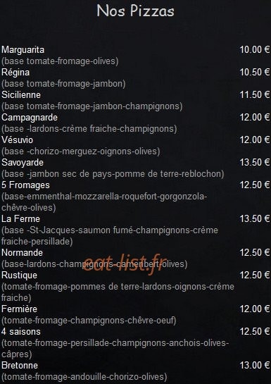 La Ferme — carte page 6