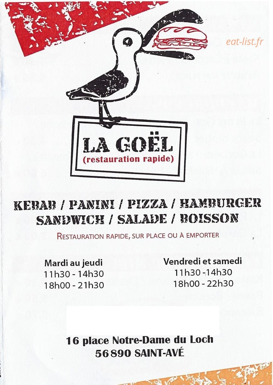 La Goël — carte page 1